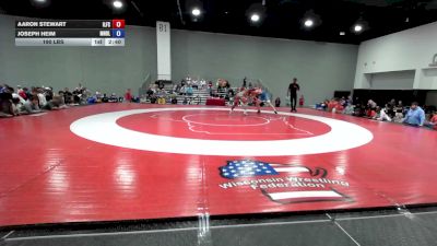 190 lbs Aaron Stewart, Illinois Freestyle vs Joseph Heim, Minnesota Blue