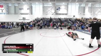 118 lbs Champ. Round 2 - Mustafa Natiq, Amherst Youth Wrestling vs Logan Shultis, Funky Panda Wrestling Club