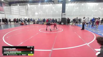 129 lbs Semifinal - Kyree Flamer, Sundevil Wrestling Club vs Lucas Vannostrand, Plaza Wrestling Club