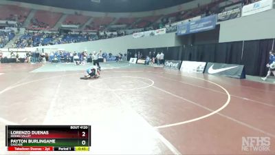 4A-113 lbs Cons. Round 1 - Payton Burlingame, Cascade vs Lorenzo Duenas, Hidden Valley