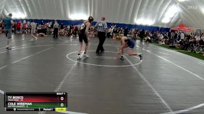 115 lbs Round 1 (8 Team) - Ty Bosco, Team Ohio vs Cole Wireman, Dayton Bandits