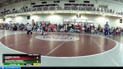 43 lbs Cons. Round 2 - Bronxten Parrish, Contenders Wrestling Academy vs Camden Rocha, Indiana