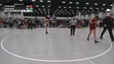 132 lbs Cons. Rd Of 64 - Logan Salm, Team Nazar Training Center vs Justin Dukes, Summit Wrestling Academy