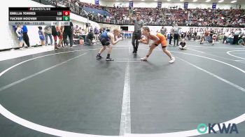 110 lbs Consolation - Emillia Torres, Lexington Wrestling Club vs Tucker Hoover, Team Guthrie Wrestling