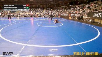 85 lbs Quarterfinal - Ronin Porter, Empyre Wrestling Club vs Beckett Bloomer, Wichita Wrestling Club