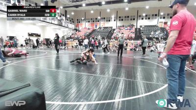 119 lbs Final - Gabriel Ward, Raw Wrestling Club vs Caden Ryals, Fort Gibson Youth Wrestling