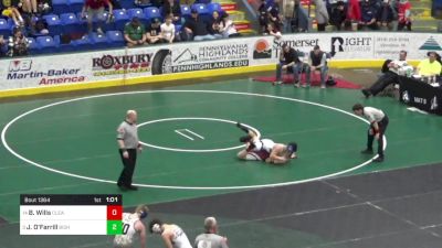 157 lbs Round Of 16 - Brayden Wills, Clearfield vs Jayden O'Farrill, Bishop McCort