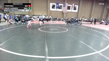 145 lbs Champ. Round 2 - Shelby Lawrence, Randall vs Faith Hall, North Point
