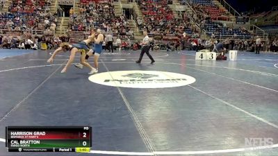 160 lbs Champ. Round 1 - Cal Bratton, Fargo North vs Harrison Grad, Bismarck St Mary`s