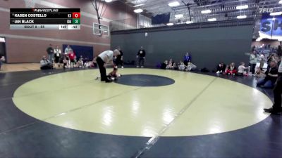 55 lbs Round 2 - Ian Black, Idaho vs Kasen Costello, Kuna Klub
