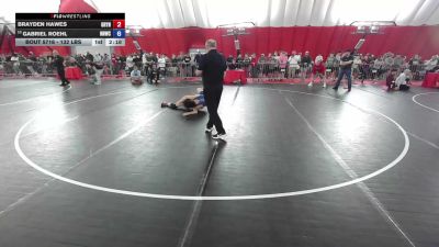 132 lbs Cons. Rd Of 16 - Brayden Hawes, Grynd vs Gabriel Roehl, No Nonsense Wrestling Club