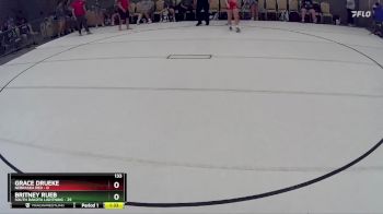 133 lbs Round 6 (8 Team) - Britney Rueb, South Dakota Lightning vs Grace Drueke, Nebraska Red