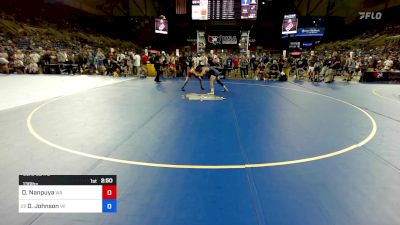 138 lbs Cons 32 #2 - Darrell Nanpuya, WA vs Dawson Johnson, WI