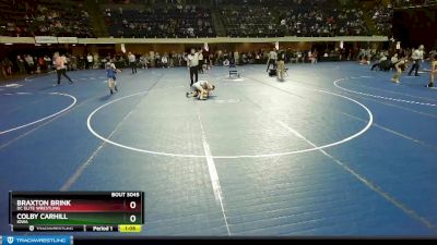 85 lbs Champ. Round 1 - Colby Carhill, Iowa vs Braxton Brink, DC Elite Wrestling