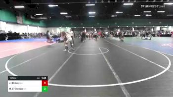 152 lbs Consi Of 64 #2 - Justin Richey, PA vs Moses Espinoza-Owens, UT