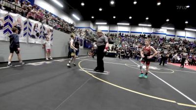 70 lbs Quarterfinal - Cohen Huckabay, Weatherford Youth Wrestling vs Kipton Youngs, Eagles Wrestling Club