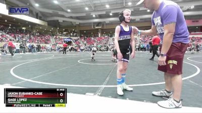 67 lbs Champ. Round 2 - Gage Lopez, Trailblazer vs Jaxon Eubanks-Case, Nebraska Boyz