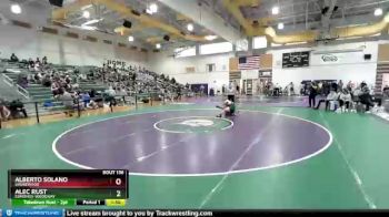 182 lbs Champ. Round 2 - Alec Rust, Edmonds-Woodway vs Alberto Solano, Shorewood