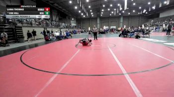 120 lbs Cons. Round 5 - Cee Hill, McAlester vs Laina Thomas, McDonald County