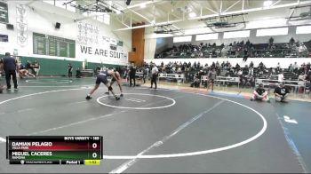 165 lbs Quarterfinal - Miguel Caceres, Ramona vs Damian Pelagio, Villa Park