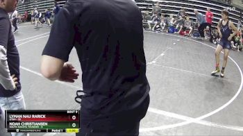 120 lbs Round 3 (6 Team) - Lyman Nau Rarick, Utah vs Noah Christiansen, South Dakota Thunder