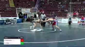 189 lbs Quarterfinal - Ian Eckenrode, Cambria Heights vs Cael Crebs, Montoursville