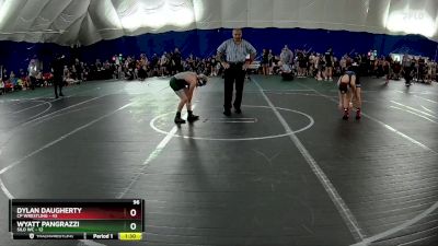 96 lbs Round 1 (6 Team) - Dylan Daugherty, CP Wrestling vs Wyatt Pangrazzi, Silo WC