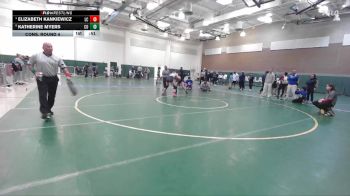 140 lbs Cons. Round 4 - Katherine Myers, Charter Oak vs Elizabeth Kankiewicz, La Cañada