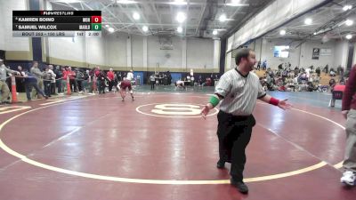 150 lbs Consi Of 8 #2 - Kamren Boino, Monument Mountain vs Samuel Wilcox, Marlborough