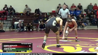 149 lbs 7th Place Match - Adrian Rangel, Chabot College vs Joseph Insalaco, Sierra College