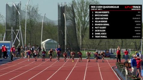 Men's 1500m, Final - College Quad (Jim Ryun Gives His Take on Drew Hunter)