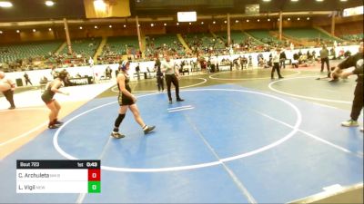 130 lbs 3rd Place - Cj Archuleta, NM Beast vs Liam Vigil, New Mexico Punishers