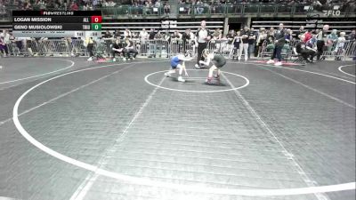 60 lbs Semifinal - Logan Mission, All I See Is Gold Academy vs Geno Musiolowski, Triumph Trained