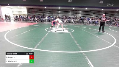 144 lbs Consi Of 64 #1 - Greg Green, NY vs Xander Nielsen, GA