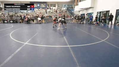 150 lbs Champ. Rd Of 16 - Diego Valdiviezo, Poway RTC vs Mason Espinoza, NLWC