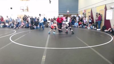 96 lbs Cons. Quarters - Cruz Sekiyama-Nava, Capital Wrestling Club vs Tucker Boesiger, Declo Stingers