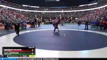 160 lbs Champ. Round 1 - NaMarcus Williams, Denver West vs Isaac Rodriguez, Fort Lupton