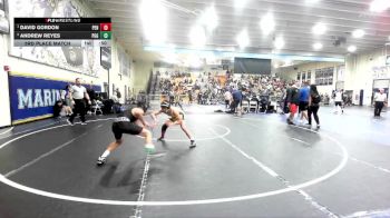 113 lbs 3rd Place Match - Andrew Reyes, Pacifica (Garden Grove) vs David Gordon, Peninsula