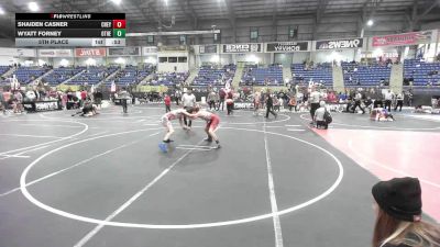 113 lbs 5th Place - Shaiden Casner, Cheyenne East vs Wyatt Forney, Other Team