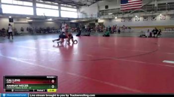 122 lbs Round 1 (4 Team) - Cali Leng, Ohio vs Hannah Wecer, Charlies Angels Black