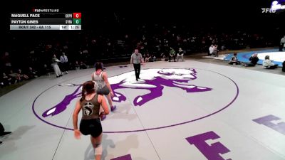 6A 115 lbs 1st Place Match - Maquell Pace, Copper Hills vs Payton Gines, Syracuse
