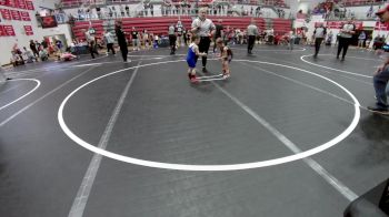 40 lbs Quarterfinal - Blayne Hines, Comanche Takedown Club vs Link Hughes, Little Axe Takedown Club