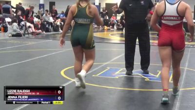 155.0 Round 4 (16 Team) - Lizzie Raleigh, North Central College (B) vs Jenna Filieri, Northern Michigan University