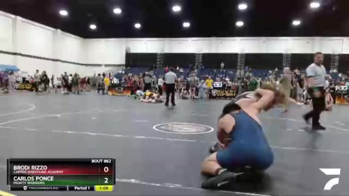180 lbs Cons. Semi - Carlos Ponce, Mighty Warriors vs Brodi Rizzo ...