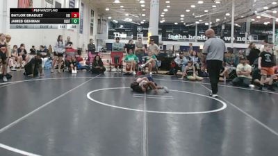 70 lbs 3rd Place - Baylor Bradley, Diamond State Inferno - EL vs James Gehman, Dueling Bandits - EL