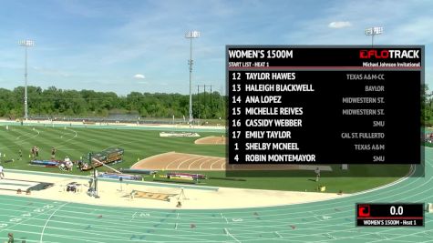 Women's 1500m, Heat 1