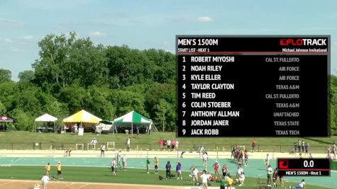 Men's 1500m, Heat 1