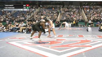 5A 285 lbs 1st Place Match - Kai Phinazee, Forest Hills High School vs Zack Knott, North Davidson High School
