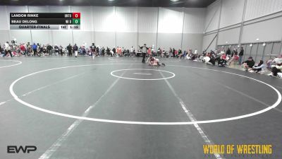 135 lbs Quarterfinal - Landon Rinke, Untouchables 14U MN vs BEAU DELONG, WI Dual Team 14U