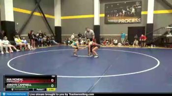 118 lbs Round 4 (6 Team) - Ava Mcneal, FEWTeamIowa vs Jordyn Campbell, Nebraska Vipers Red